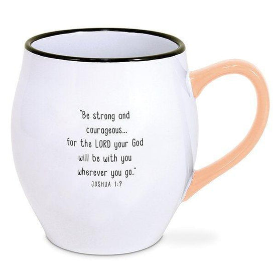 Strength & Courage Mug (Joshua 1:9) - Pura Vida Books