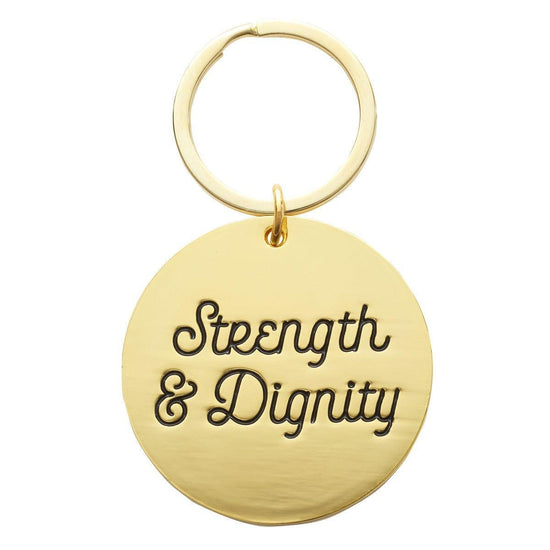 Strength & Dignity Keyring – Proverbs 31:25 - Pura Vida Books