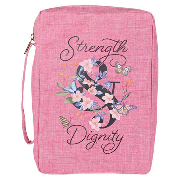 Strength & Dignity Pink Value Bible Cover - Pura Vida Books