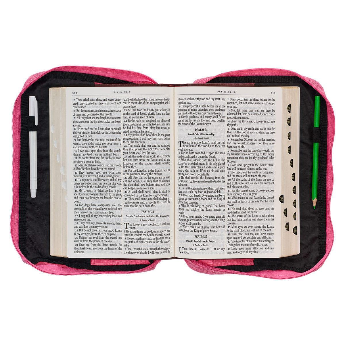 Strength & Dignity Pink Value Bible Cover - Pura Vida Books