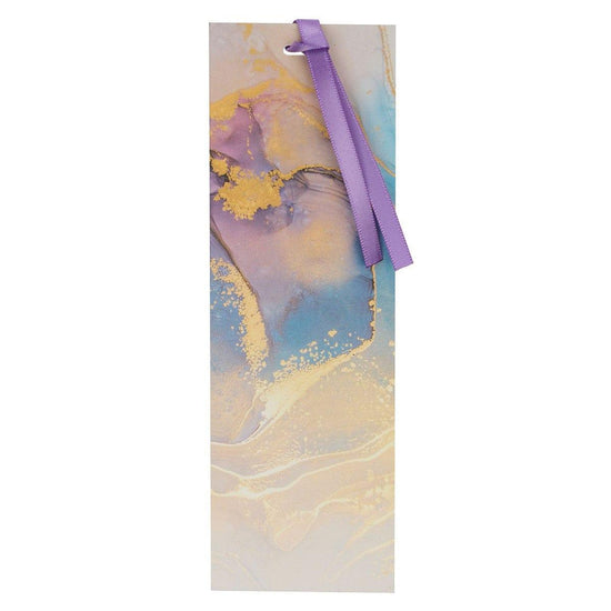 Strength & Dignity Purple Marbled Premium Bookmark - Proverbs 31:25 - Pura Vida Books