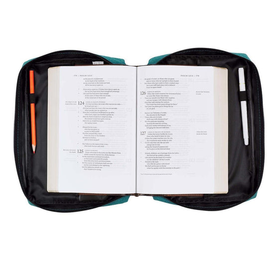 Strength And Dignity Teal Value Bible Cover - Pura Vida Books