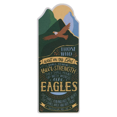 Strength Like Eagles Mountain Premium Cardstock Bookmark - Isaiah 40:31 - Pura Vida Books