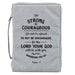 Strong and Courageous Poly-Canvas Bible Cover - Pura Vida Books