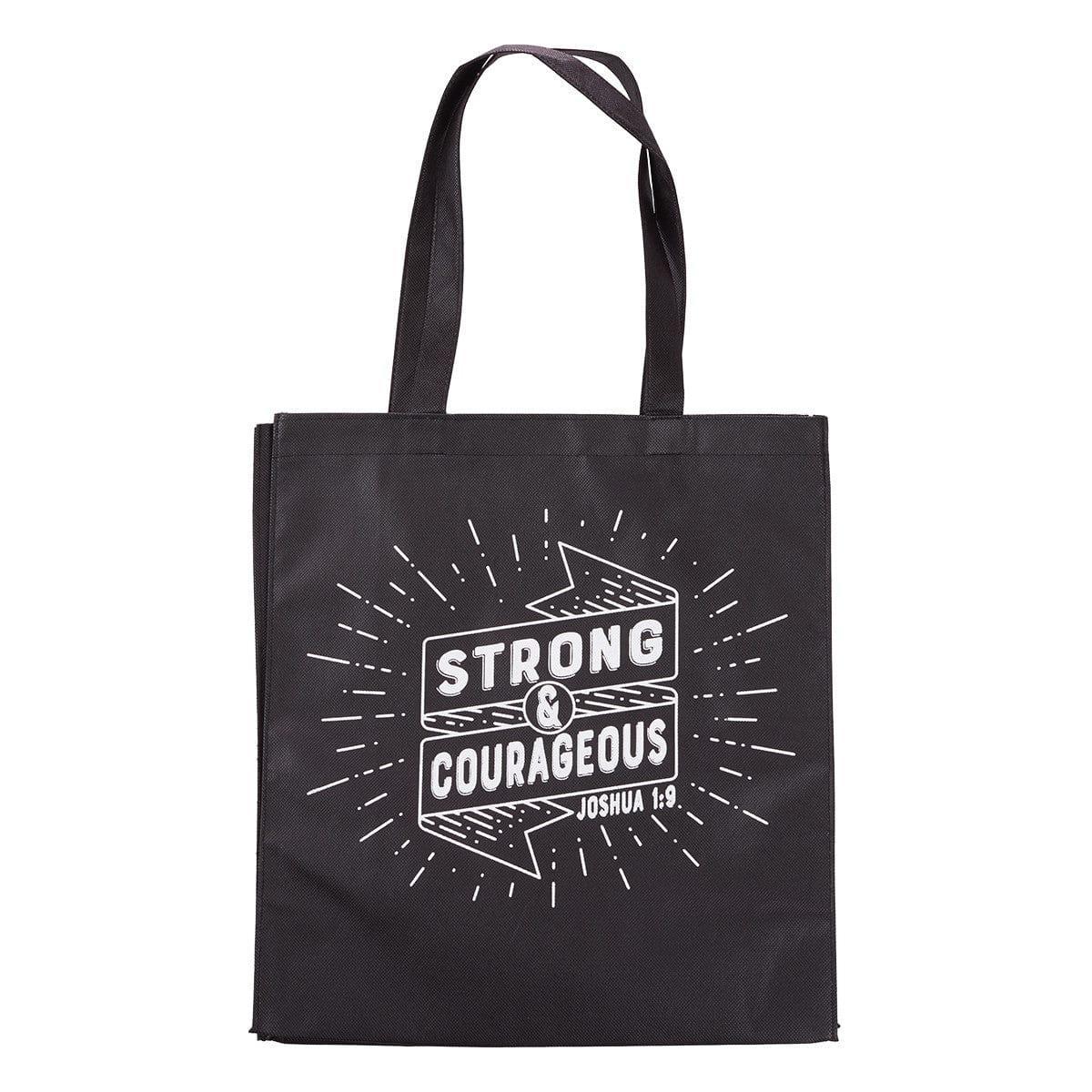 Strong And Courageous Tote Bag - Pura Vida Books