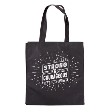 Strong And Courageous Tote Bag - Pura Vida Books