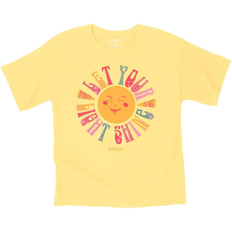 Kerusso Kids T-Shirt Let Your Light Shine - Pura Vida Books