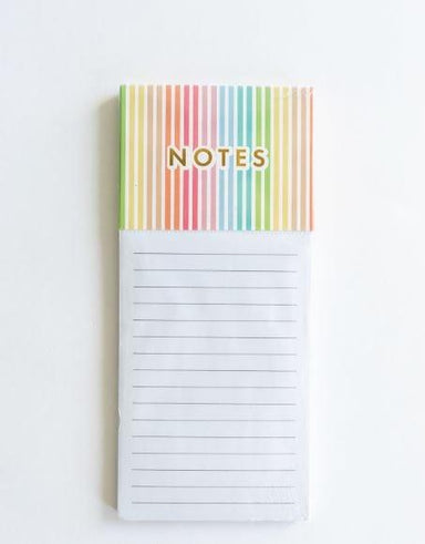 Sunset Stripe Notes Magnetic Notepad - Pura Vida Books