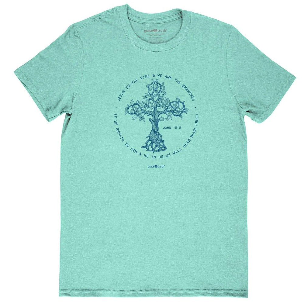 T-Shirt Cross John 15:5 - Pura Vida Books