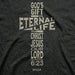 T-Shirt Eternal Life Cross - Pura Vida Books