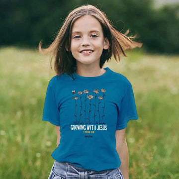 T-Shirt Growing With Jesus - Pura Vida Books