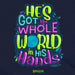 T-Shirt He's Got The Whole World In His Hands - Pura Vida Books