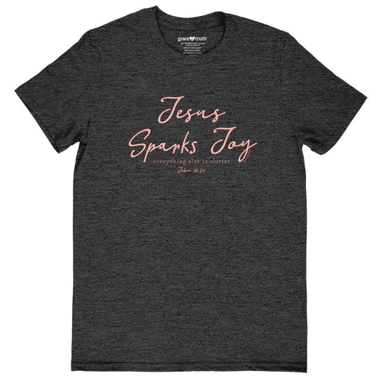 T-Shirt Jesus Sparks Joy Romans 15:13 - Pura Vida Books