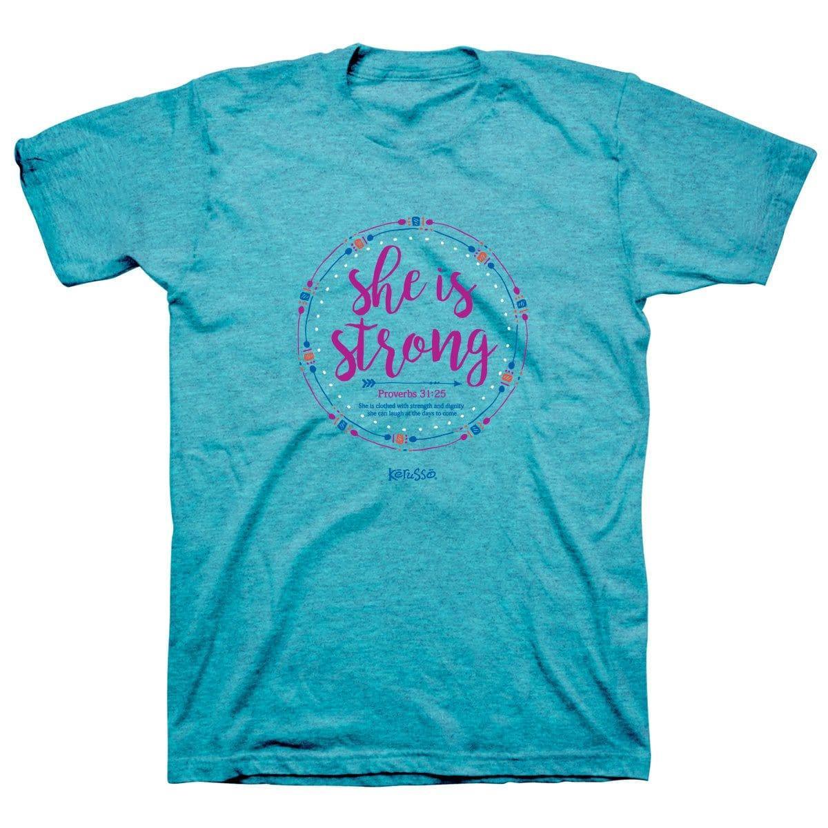 T-Shirt She Is Strong - Pura Vida Books