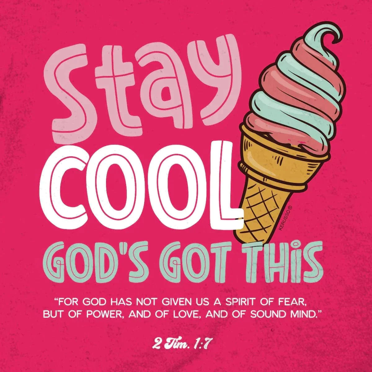 T-Shirt Stay Cool God's Got This - Pura Vida Books