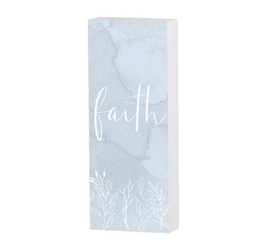 Tabletop décor - Vertical Block - Inspirational - Faith - Pura Vida Books