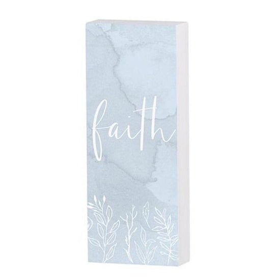 Tabletop décor - Vertical Block - Inspirational - Faith - Pura Vida Books