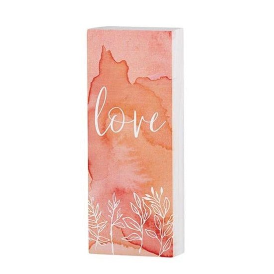 Tabletop décor - Vertical Block - Inspirational - Love - Pura Vida Books