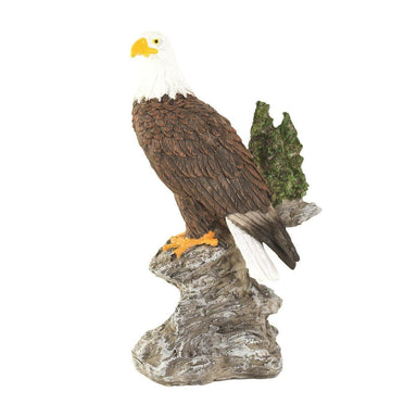 Tabletop Figurine Eagle On Stone - Pura Vida Books