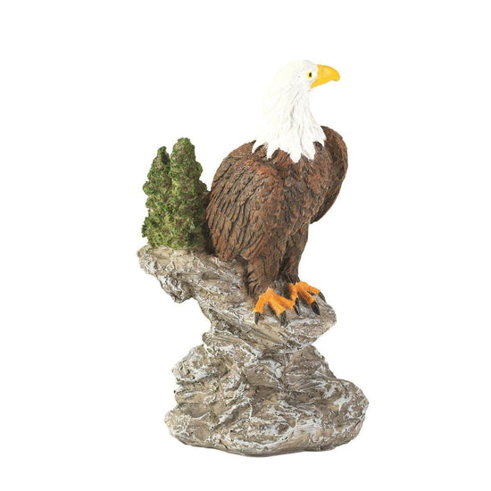 Tabletop Figurine Eagle On Stone - Pura Vida Books