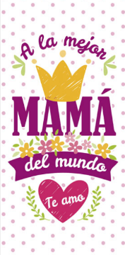 Tarjeta A la mejor mamádel mundo