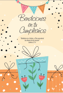 Tarjeta Bendiciones en tu Cumpleaños