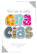 Tarjeta big blessing - Pura Vida Books