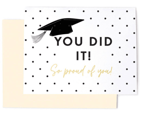 Tarjeta de felicitación You Did It (lo lograste)