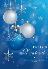 Tarjeta de Navidad - Pura Vida Books