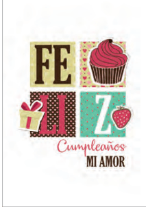 Tarjeta feliz cumpleaños mi amor