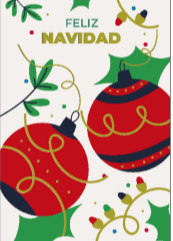 Tarjeta Navidad - Pura Vida Books