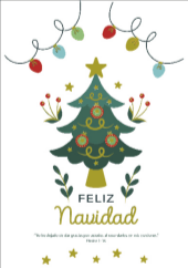 Tarjeta Navidad - Pura Vida Books