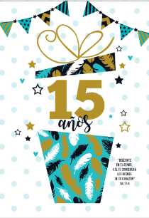 Tarjeta quinceañera - Pura Vida Books