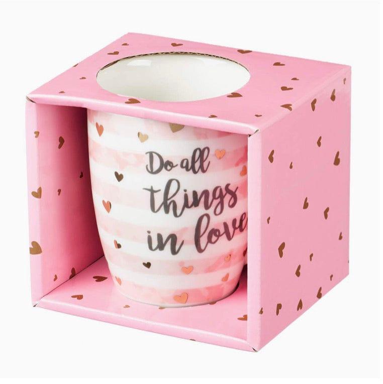 Taza - Do all things in love - Pura Vida Books