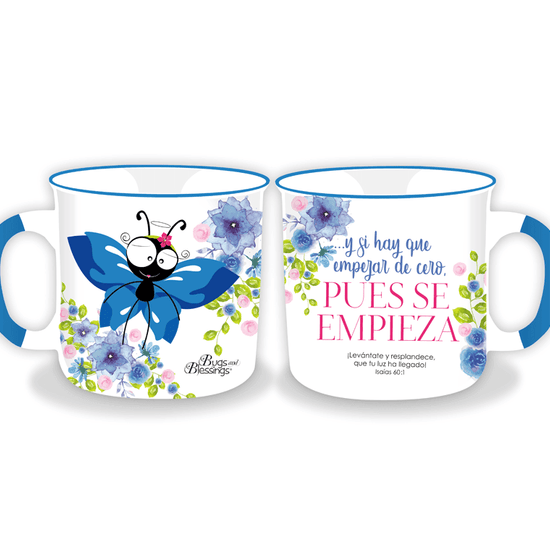 Tazas Bugs and Blessings - Isaías 60:1 - Pura Vida Books