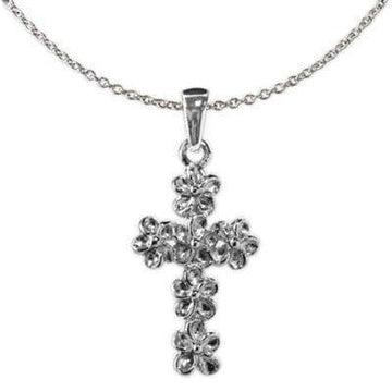 Textured Cross Necklace - Pura Vida Books