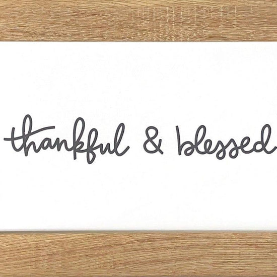 thankful & blessed - Cuadro - Pura Vida Books