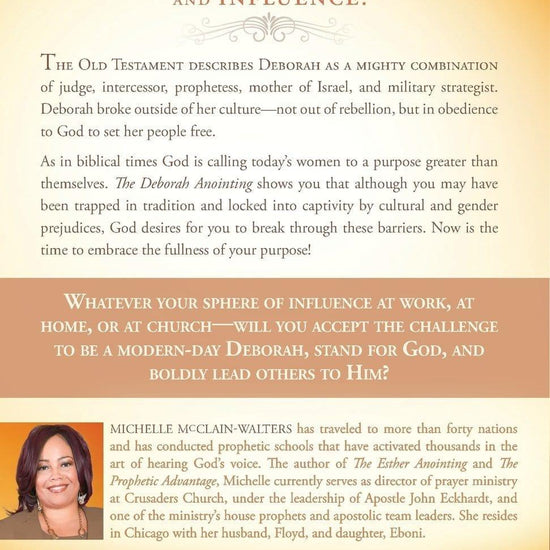 The Deborah Anointing - Michelle McClainwalters - Pura Vida Books