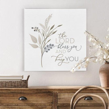 The Lord Bless You And Keep You Canvas Décor - Pura Vida Books