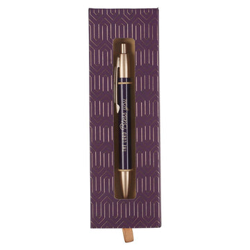 The LORD Bless You Geometric Purple Classic Gift Pen - Pura Vida Books