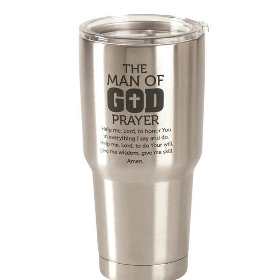 The Man of God Prayer Stainless Steel Tumbler - Pura Vida Books