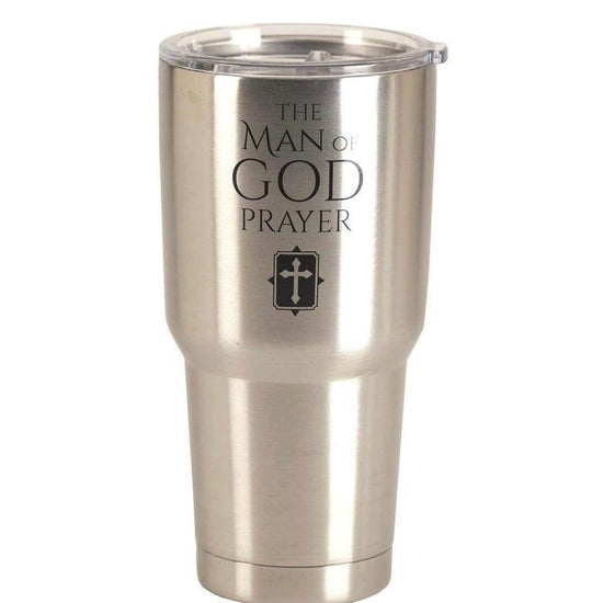 The Man of God Prayer Stainless Steel Tumbler - Pura Vida Books