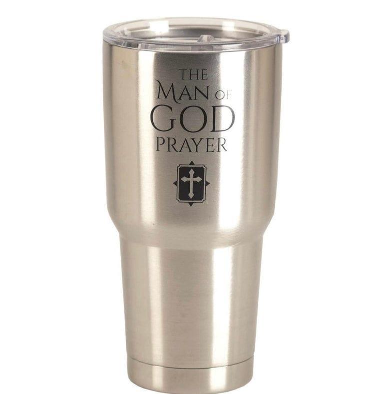 The Man of God Prayer Stainless Steel Tumbler - Pura Vida Books