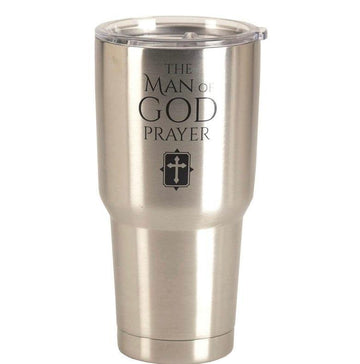 The Man of God Prayer Stainless Steel Tumbler - Pura Vida Books