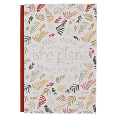 The Plans Fall Leaf Quarter-bound Journal - Jeremiah 29:11 - Pura Vida Books
