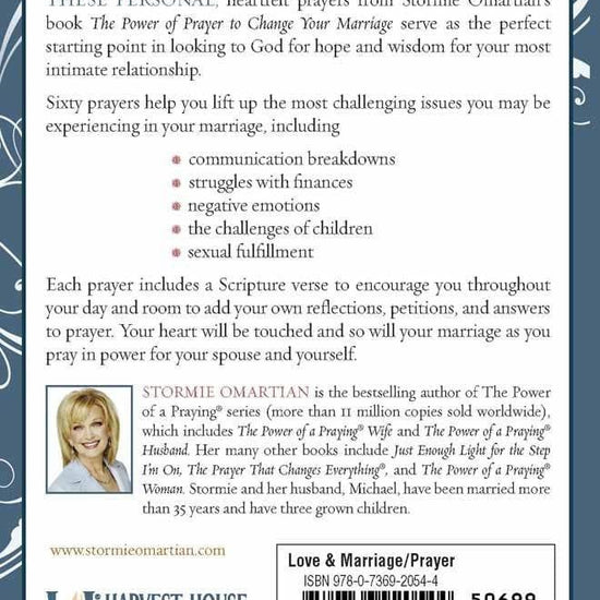 The Power of Prayer™ to Change Your Marriage Book of Prayers - Stormie Omartian - Pura Vida Books