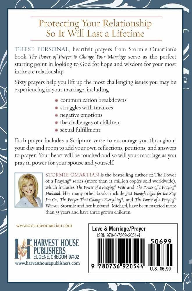The Power of Prayer™ to Change Your Marriage Book of Prayers - Stormie Omartian - Pura Vida Books