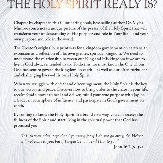 The Purpose and Power of the Holy Spirit - Myles Munroe - Pura Vida Books