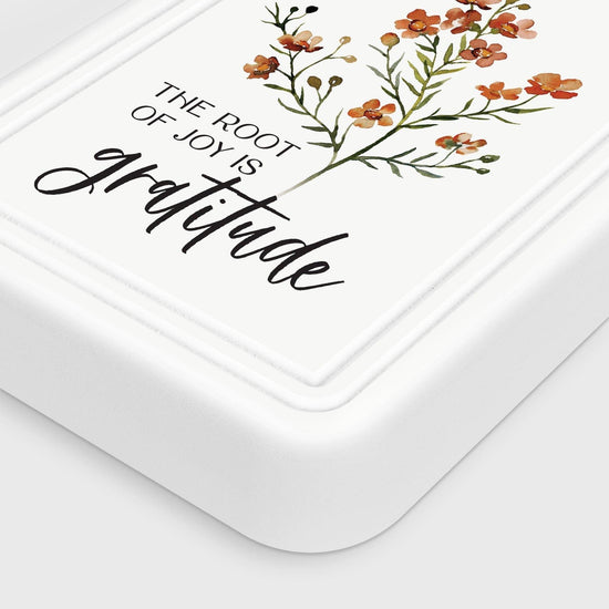 The Root Of Joy Is Gratitude Ornate Tabletop Décor - Pura Vida Books