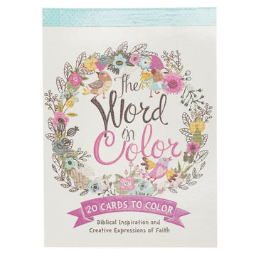 The Word in Color Coloring Postcards - Pura Vida Books